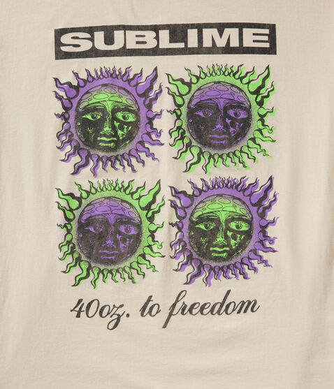 Sublime 40 Oz To Freedom Relaxed Graphic Tee
