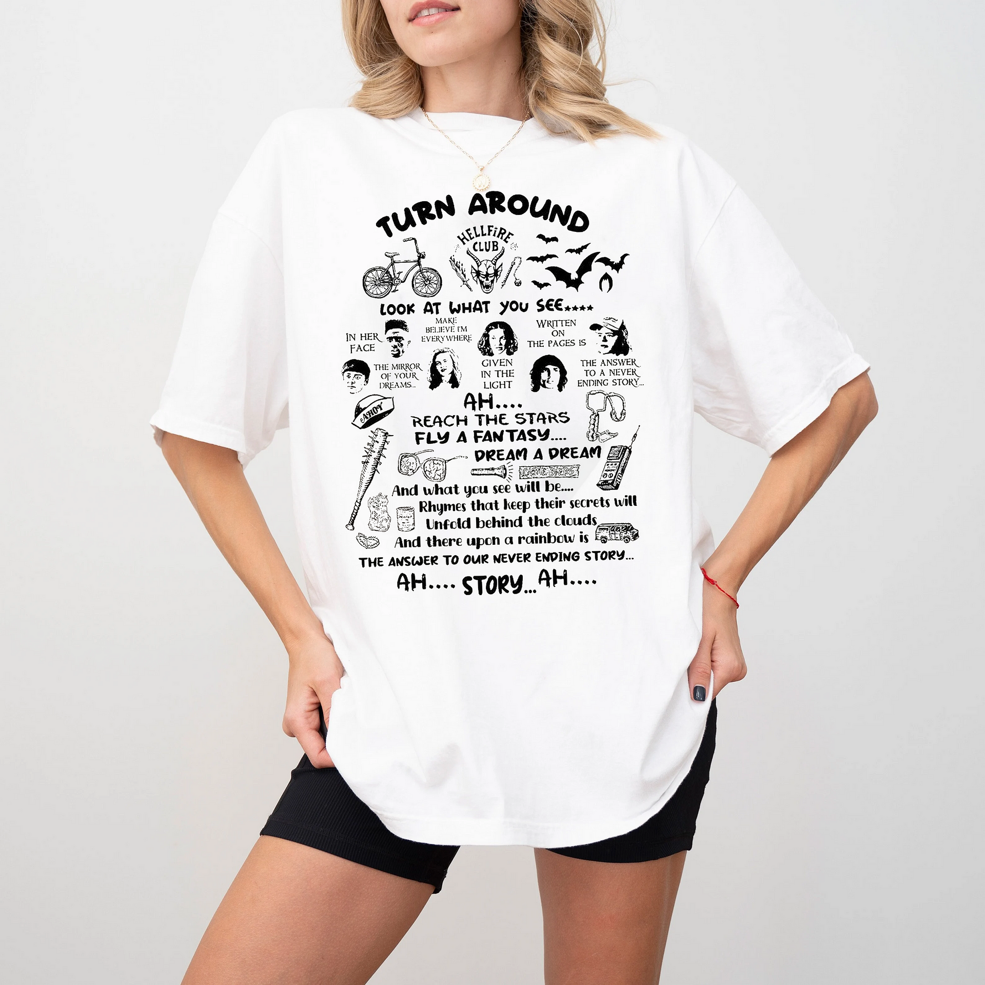 Stranger Things Dustin and Suzy The Neverending Story shirts/Sweatshirts/Hoodies