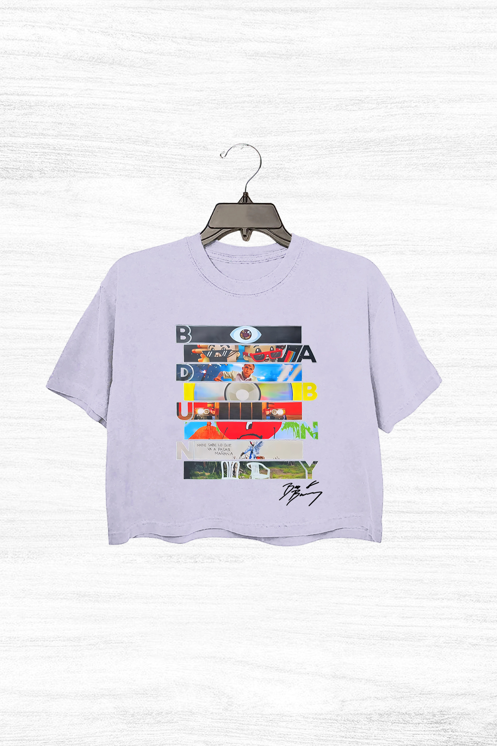 Bad Bunny Signature Short sleeve Crop Top