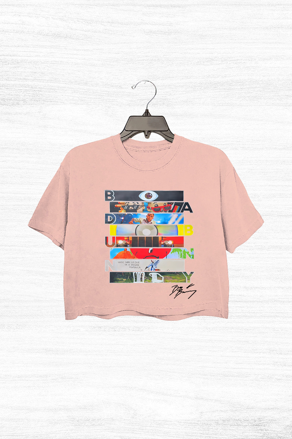 Bad Bunny Signature Short sleeve Crop Top