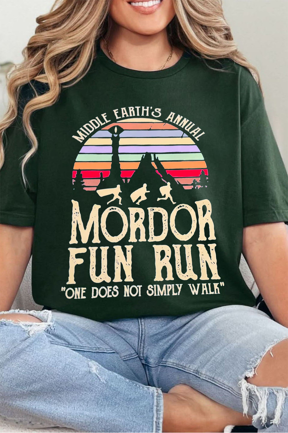 Lord Of The Rings MORDOR FUN RUN Vintage Tshirts/Sweatshirts/Hoodies