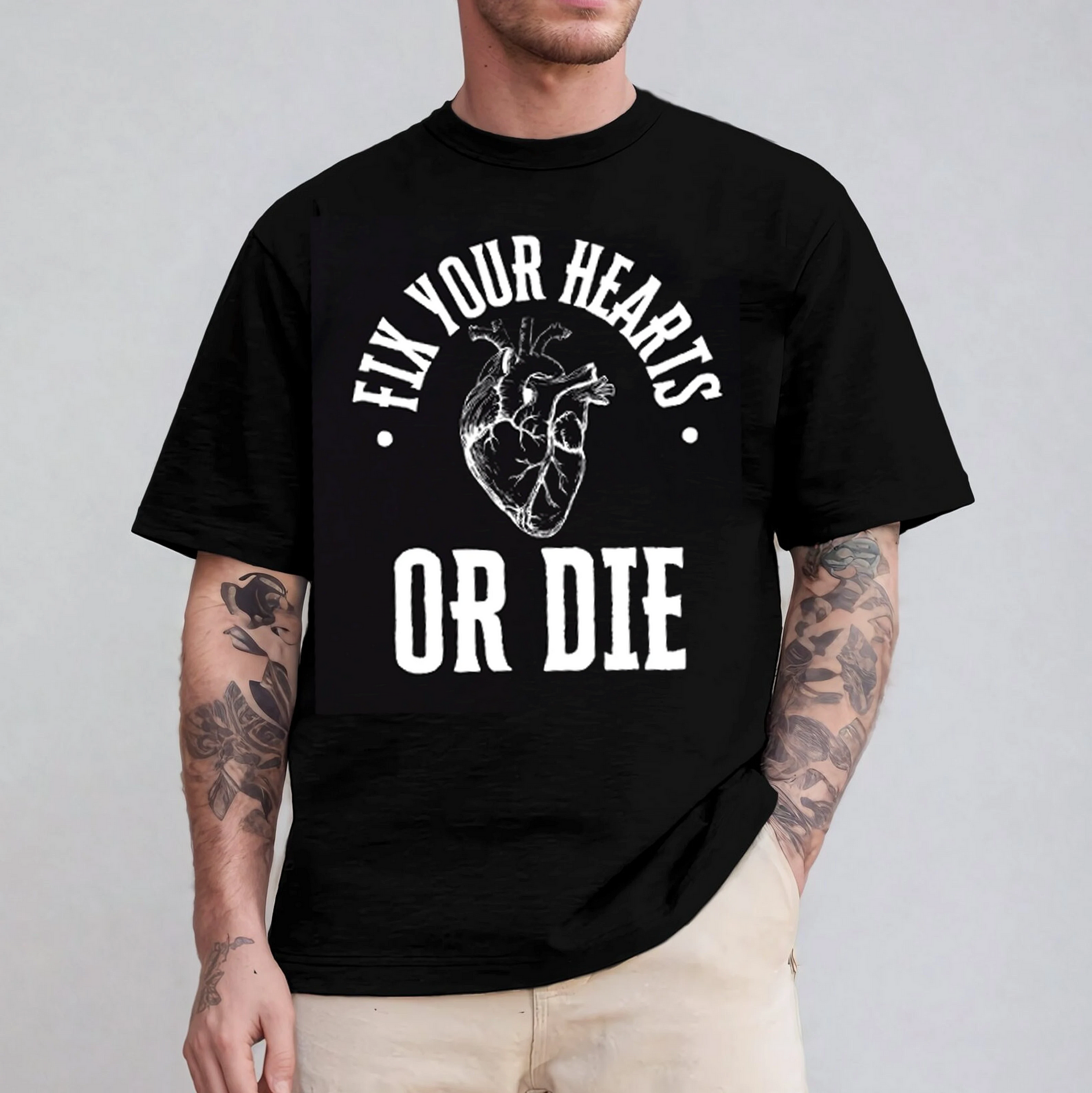 Fix Your Hearts Or Die Tshirts/Sweatshirts/Hoodies