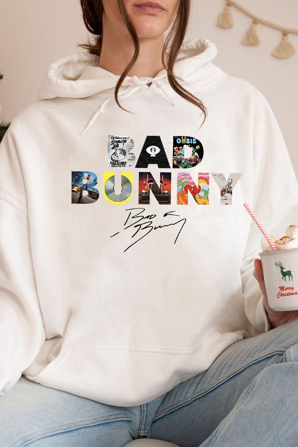Bad Bunny Albums Version �C Women Hoodie