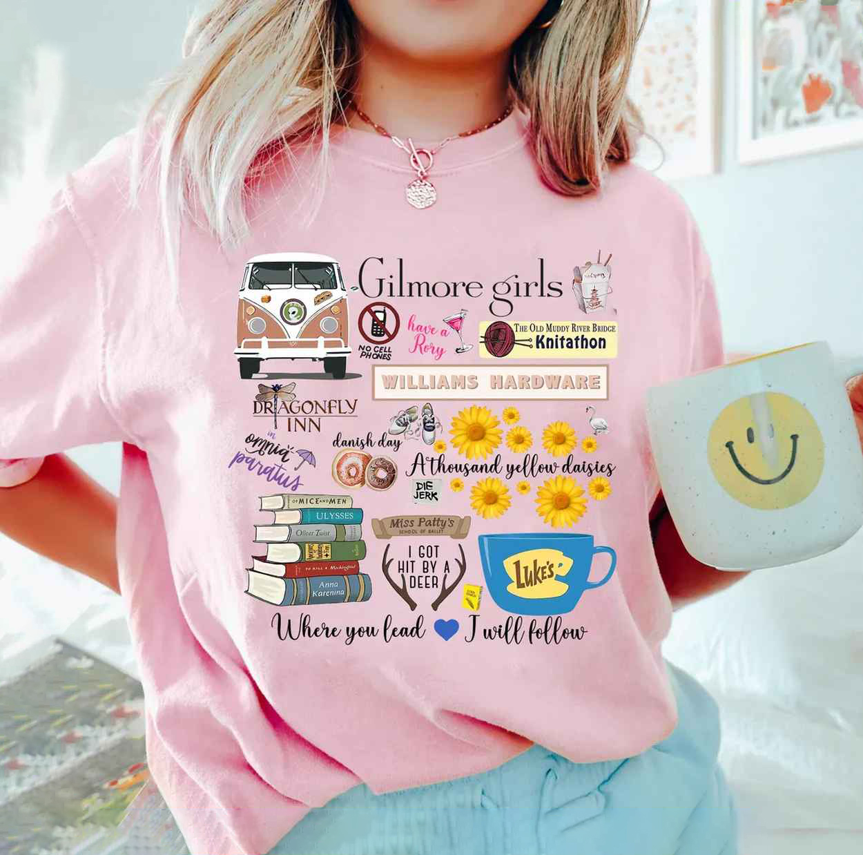 Vintage Stars Hollow tshirt, Gilmore Girls