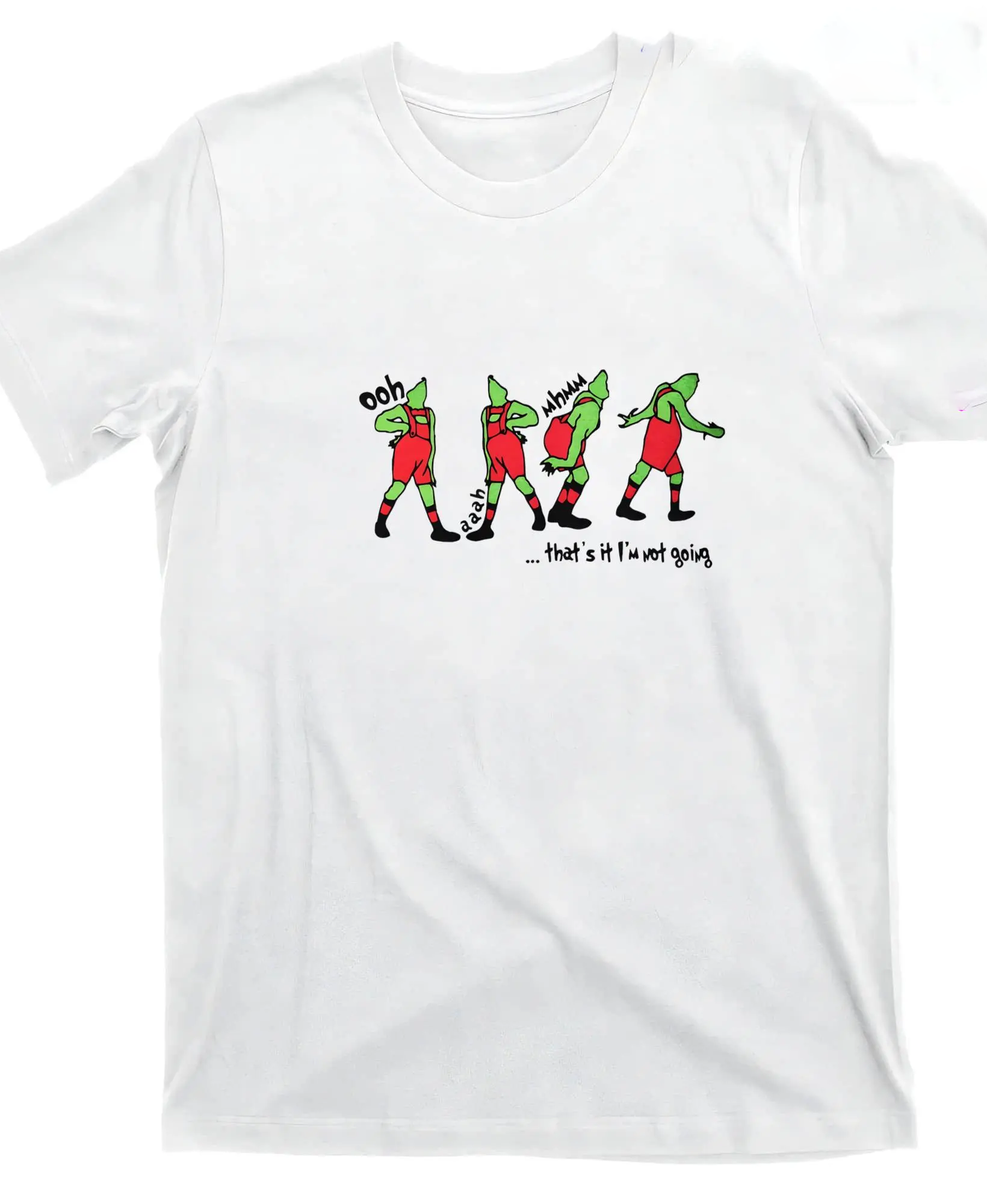 That's It I'm Not Going The Grinc Christmas T-Shirt-MEN