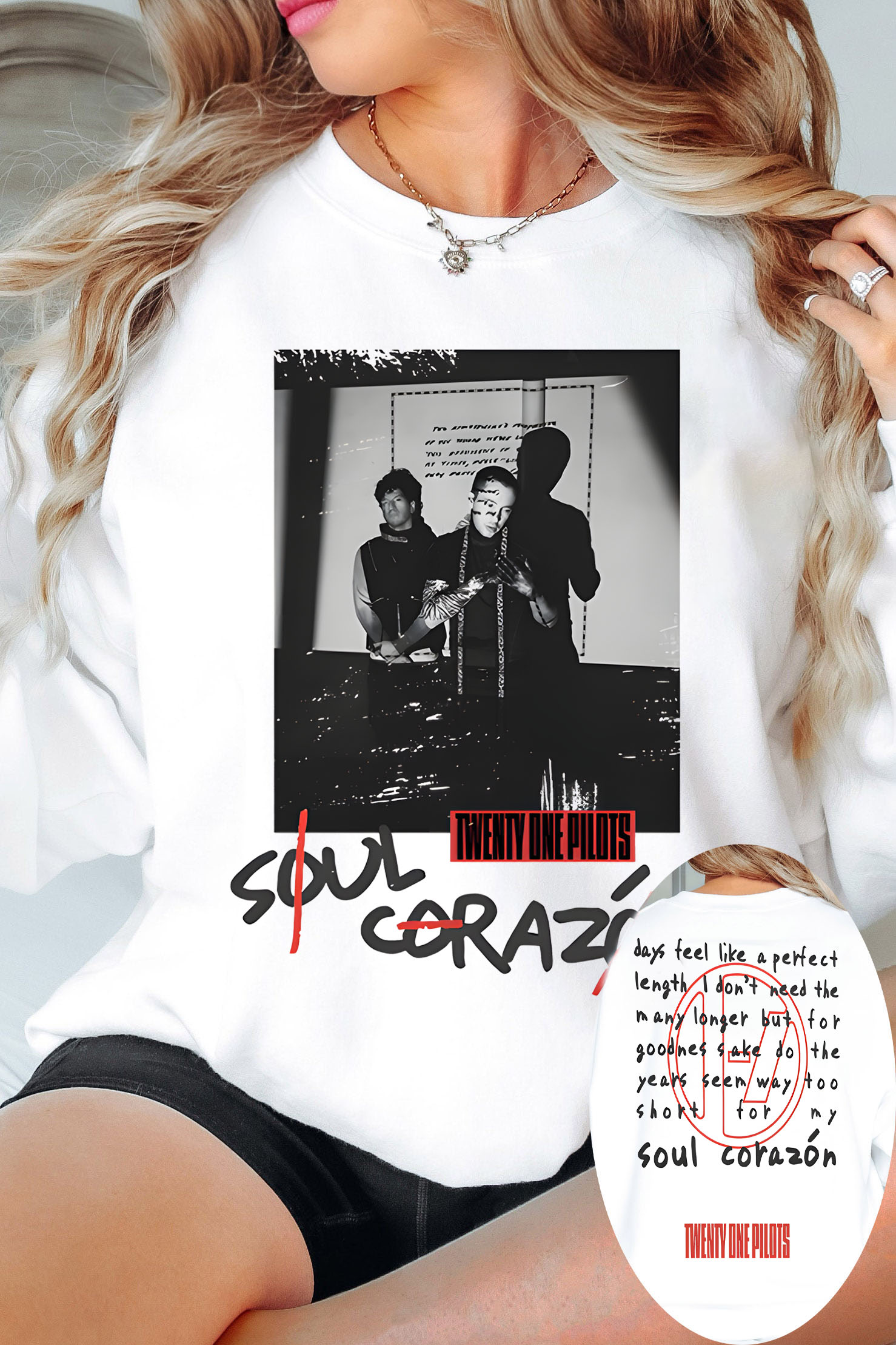 Twenty One Pilots �C The Clancy World Tour 2024 Both Side Sweatshirt