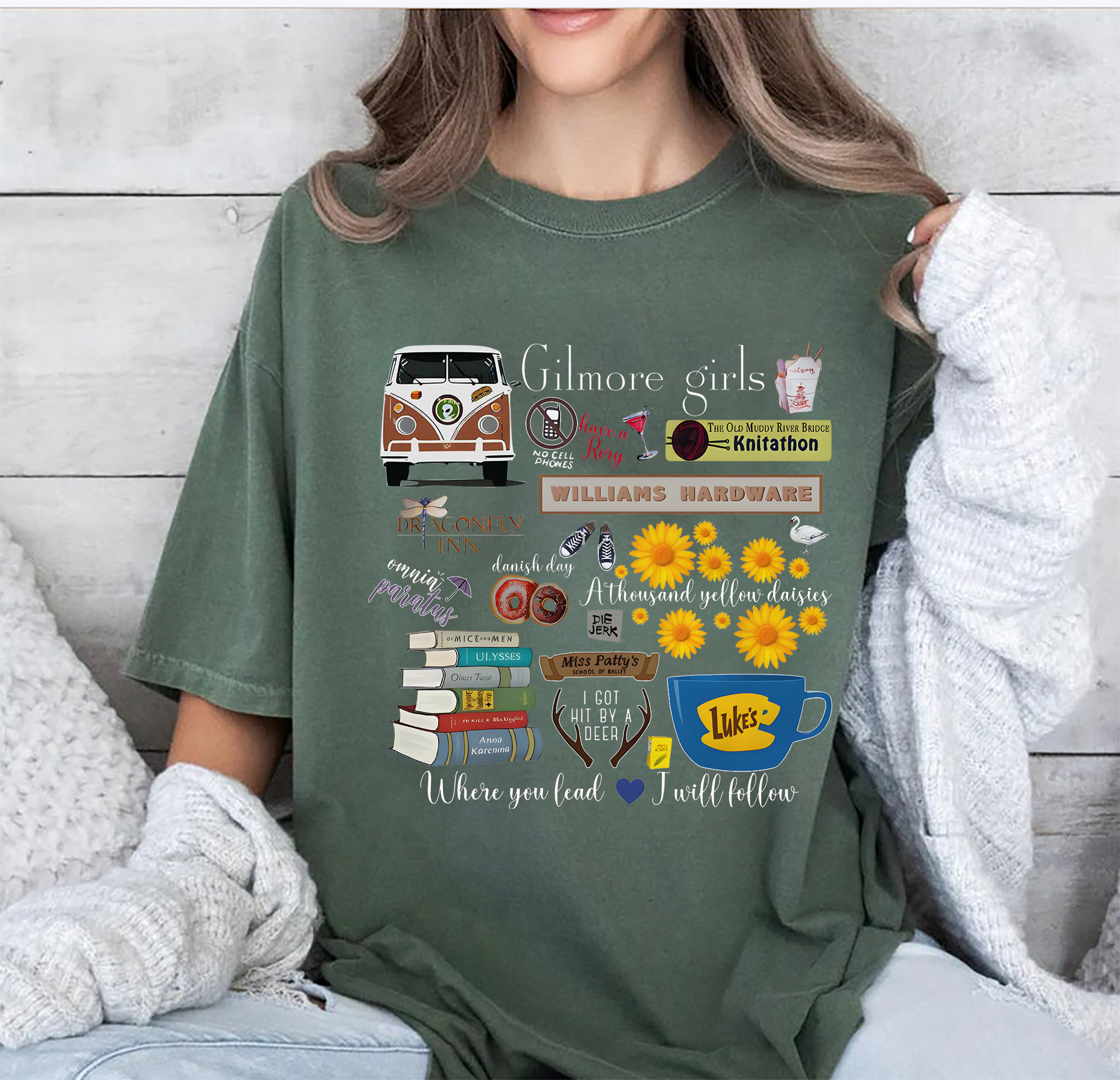 Vintage Stars Hollow tshirt, Gilmore Girls