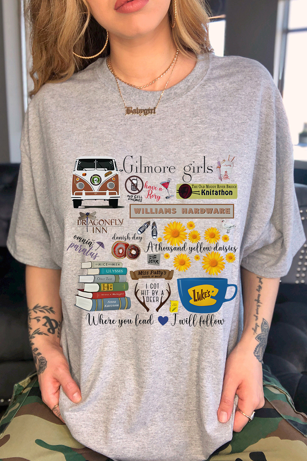 Vintage Stars Hollow tshirt, Gilmore Girls
