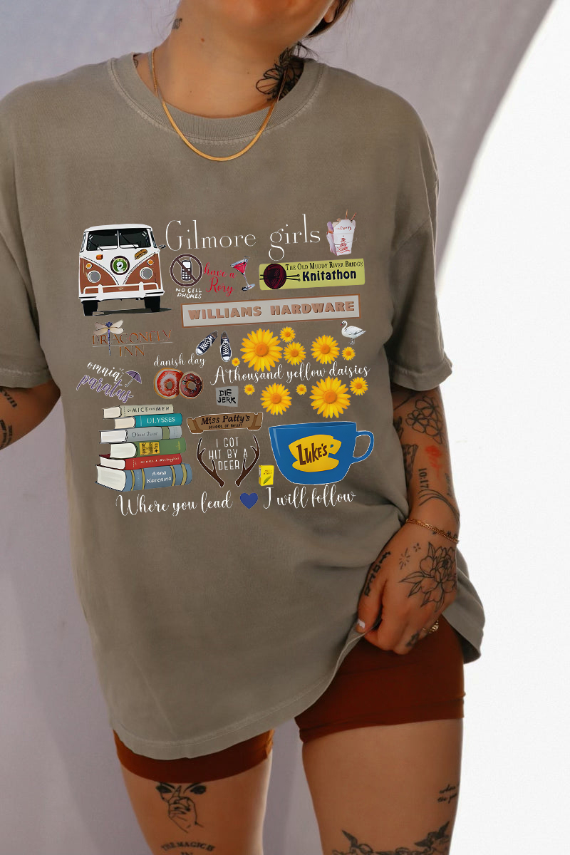 Vintage Stars Hollow tshirt, Gilmore Girls