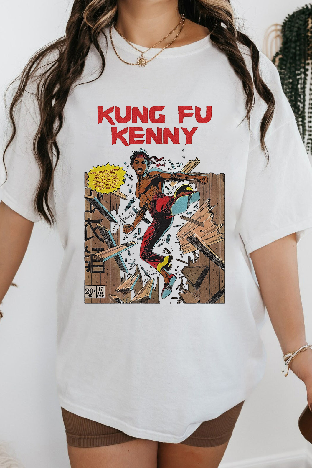 Kendrick Lamar Kung-Fu Kenny Vintage ?C Shirt
