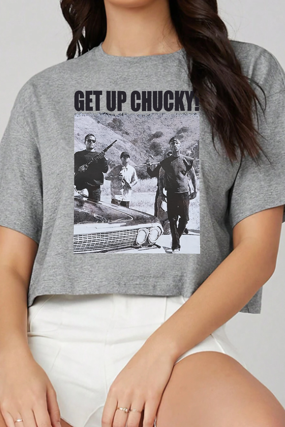 GET up, Chucky fans crop TEE