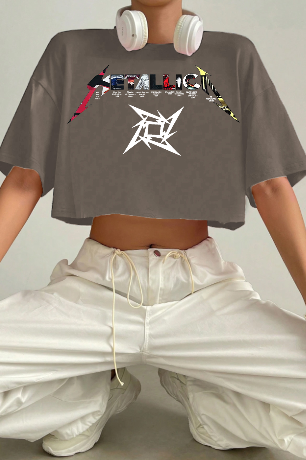 METALLICA-ALBUM  Women's Baby Tee