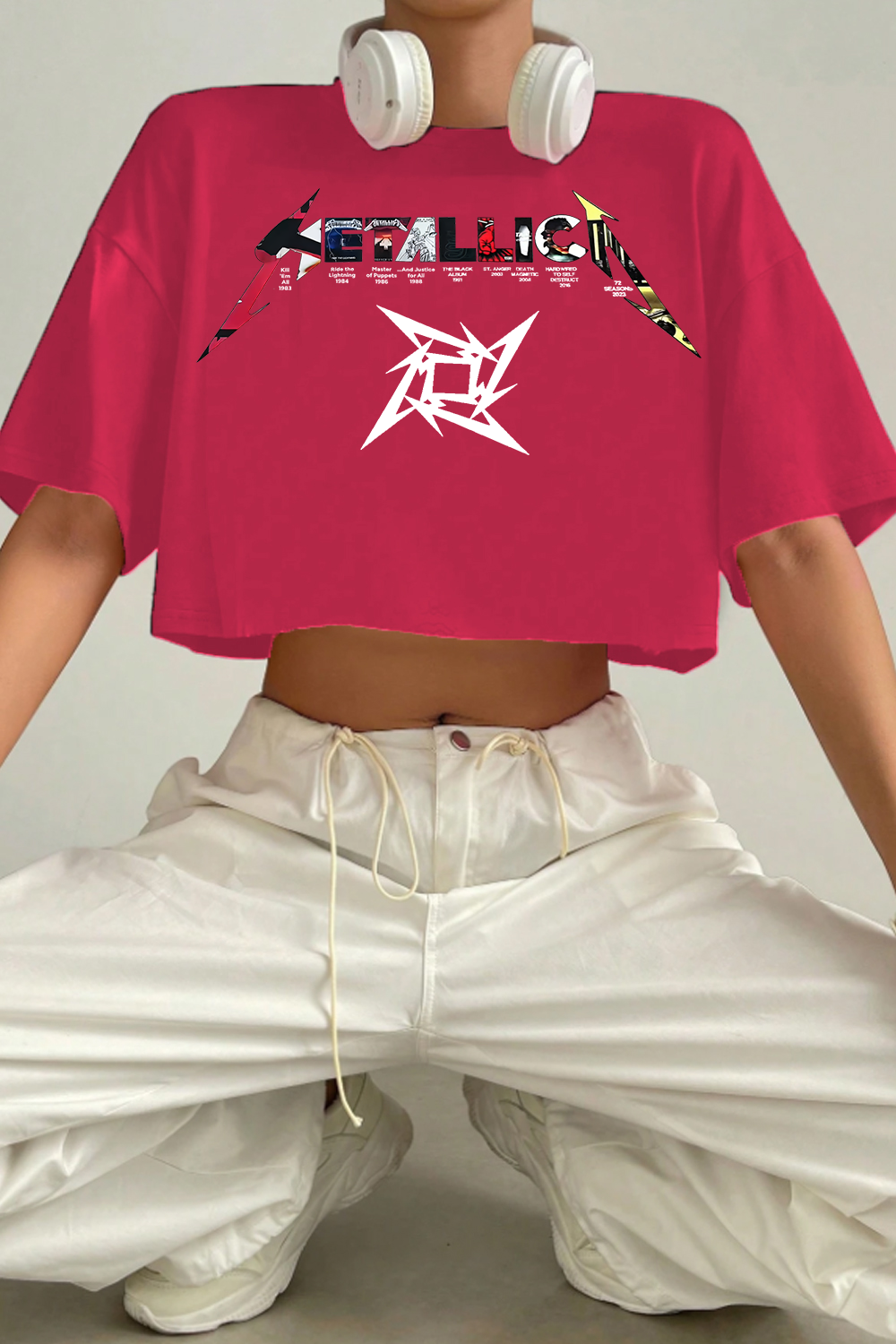 METALLICA-ALBUM  Women's Baby Tee