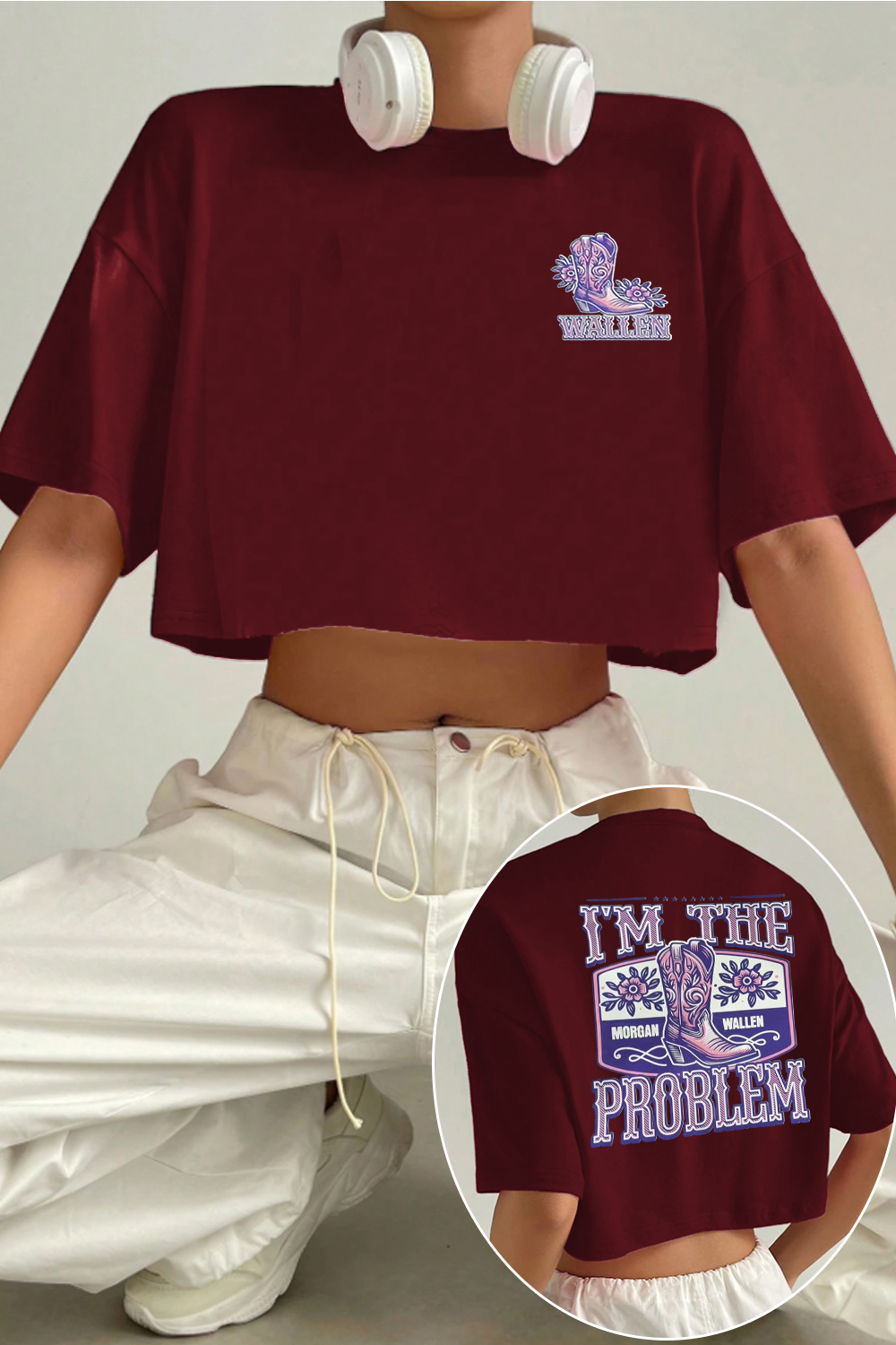 morganwallen music fans crop TEE