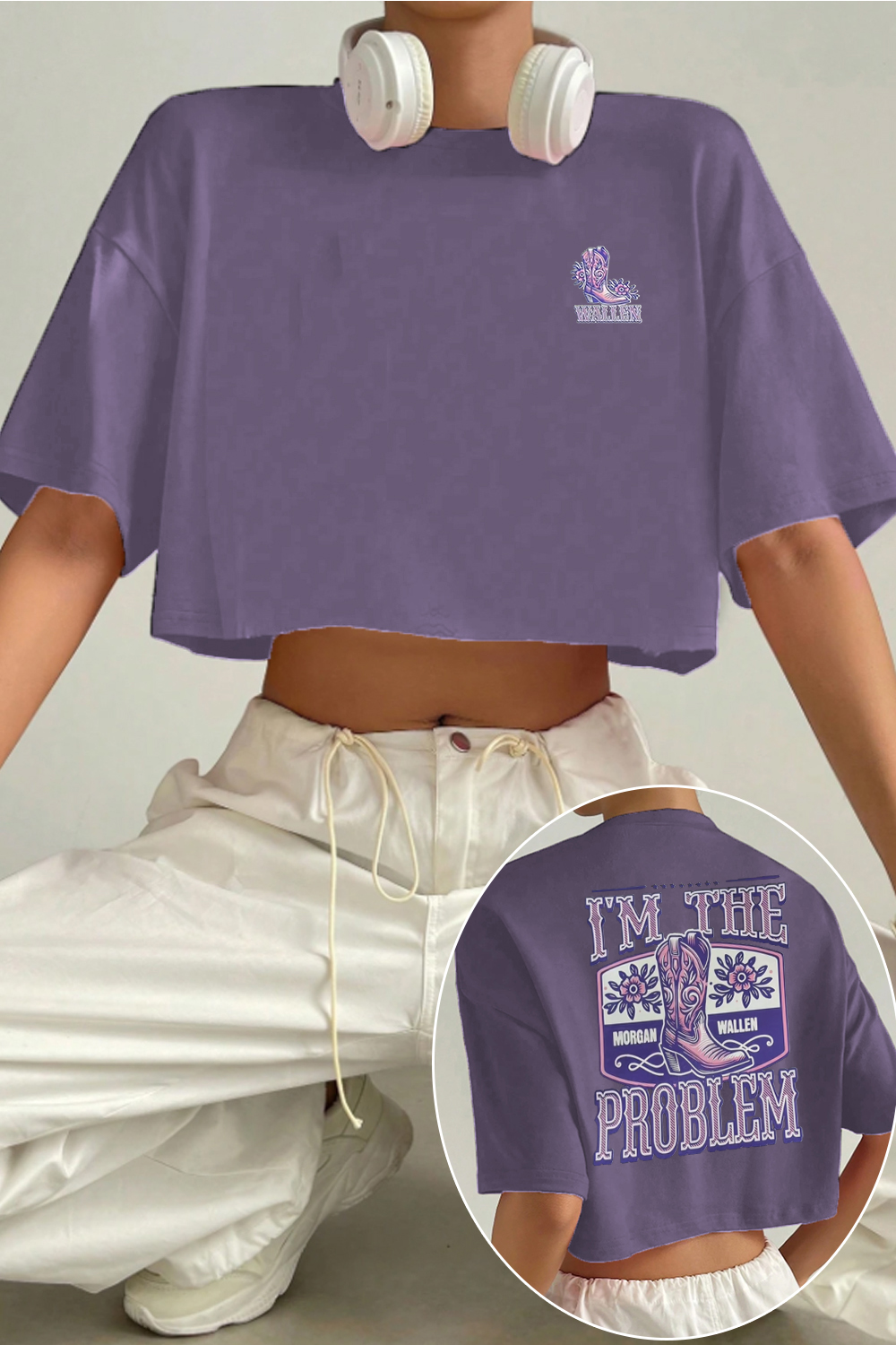 morganwallen music fans crop TEE