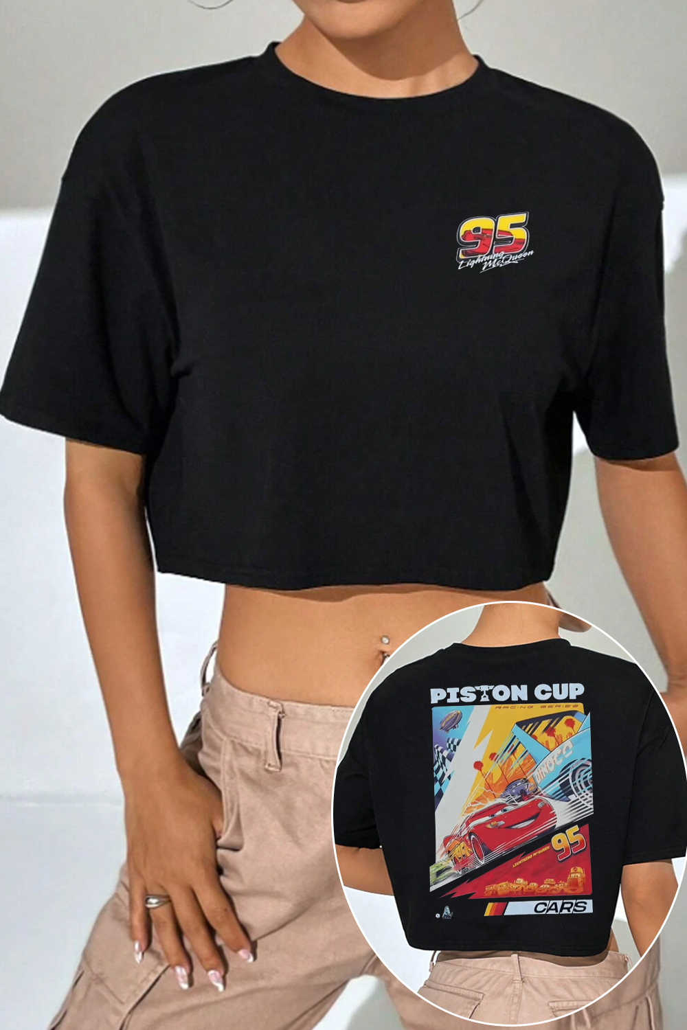 Tag your Mcqueen fans crop TEE