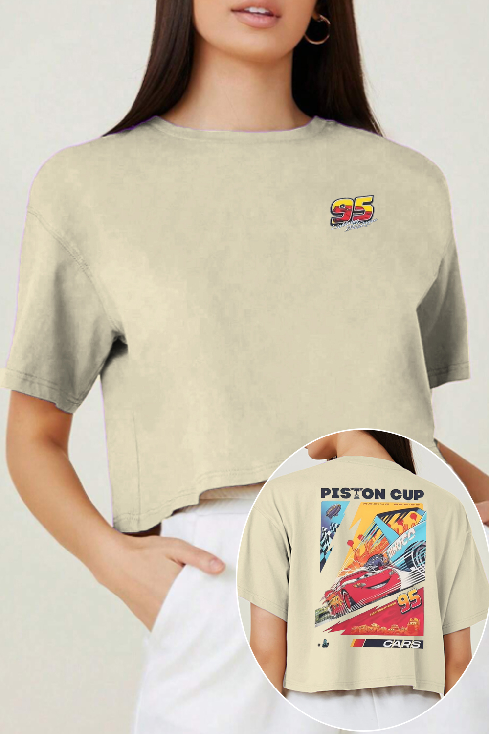 Tag your Mcqueen fans crop TEE