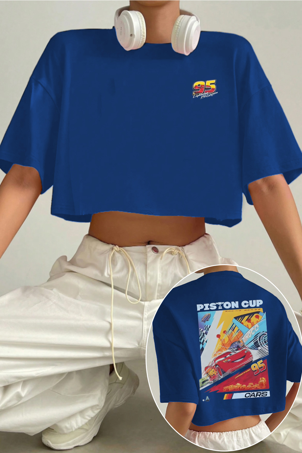 Tag your Mcqueen fans crop TEE