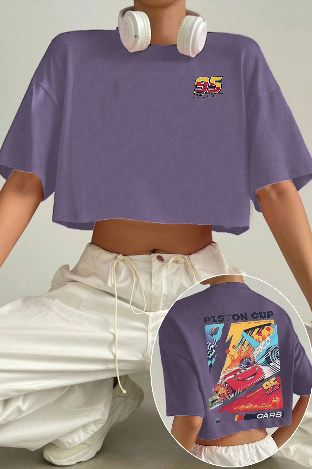 Tag your Mcqueen fans crop TEE