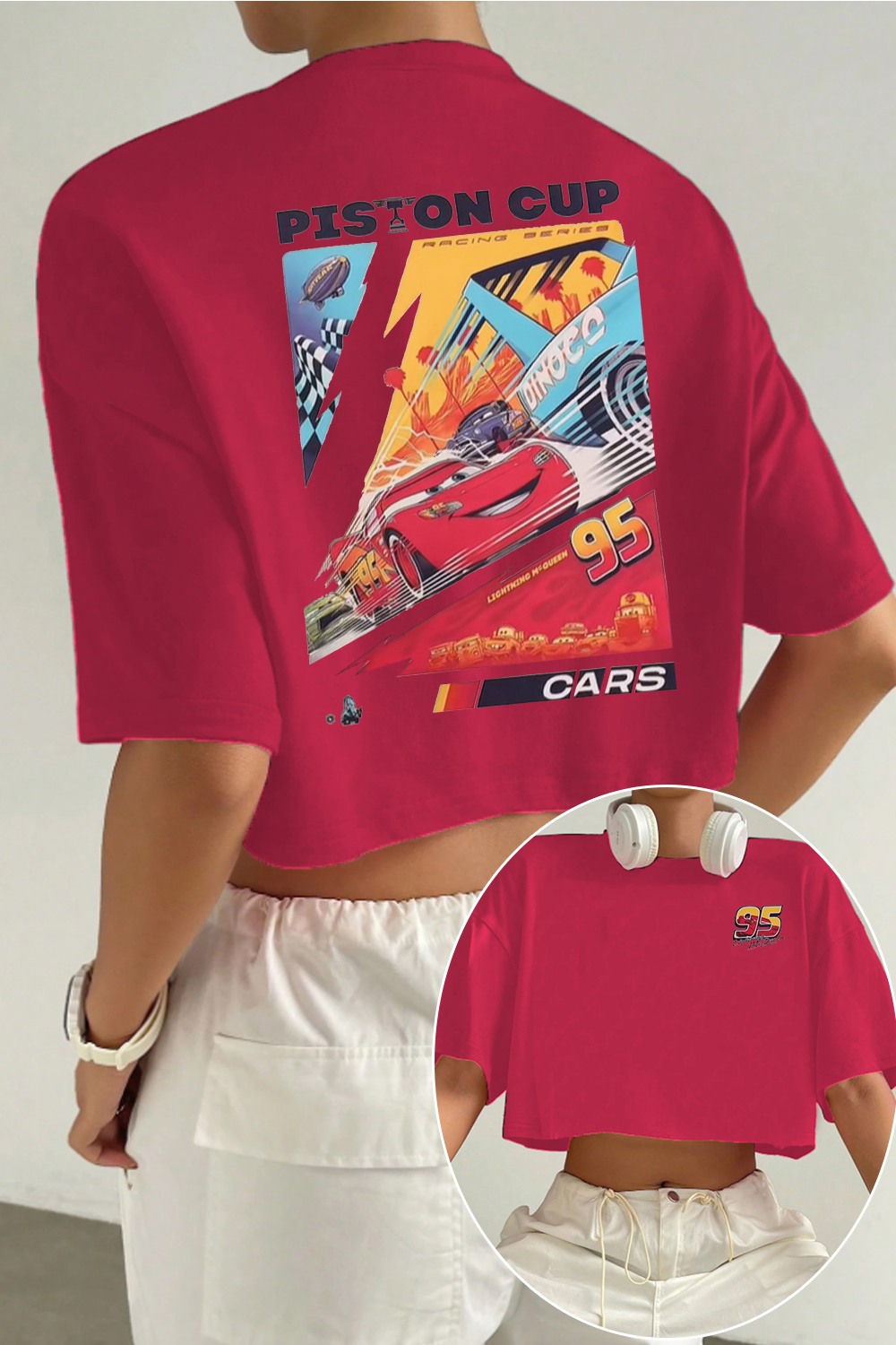 Tag your Mcqueen fans crop TEE