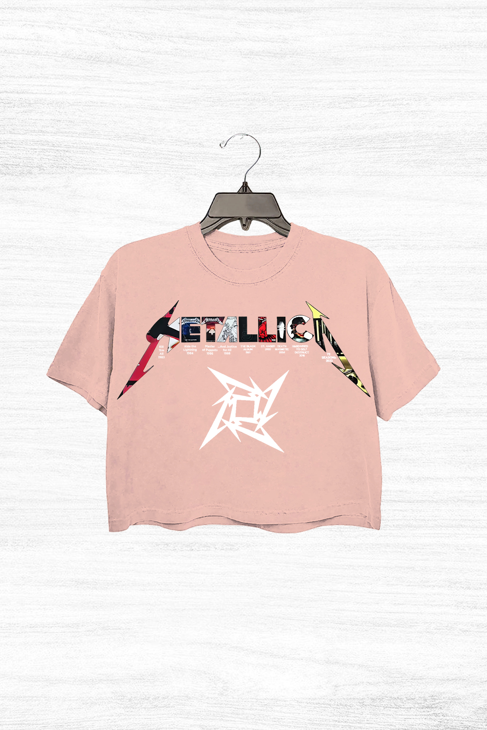 METALLICA-ALBUM  Women's Baby Tee