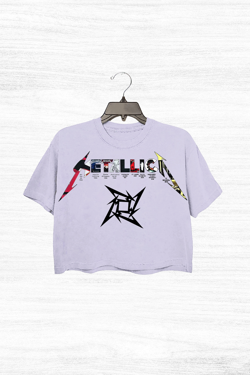 METALLICA-ALBUM  Women's Baby Tee