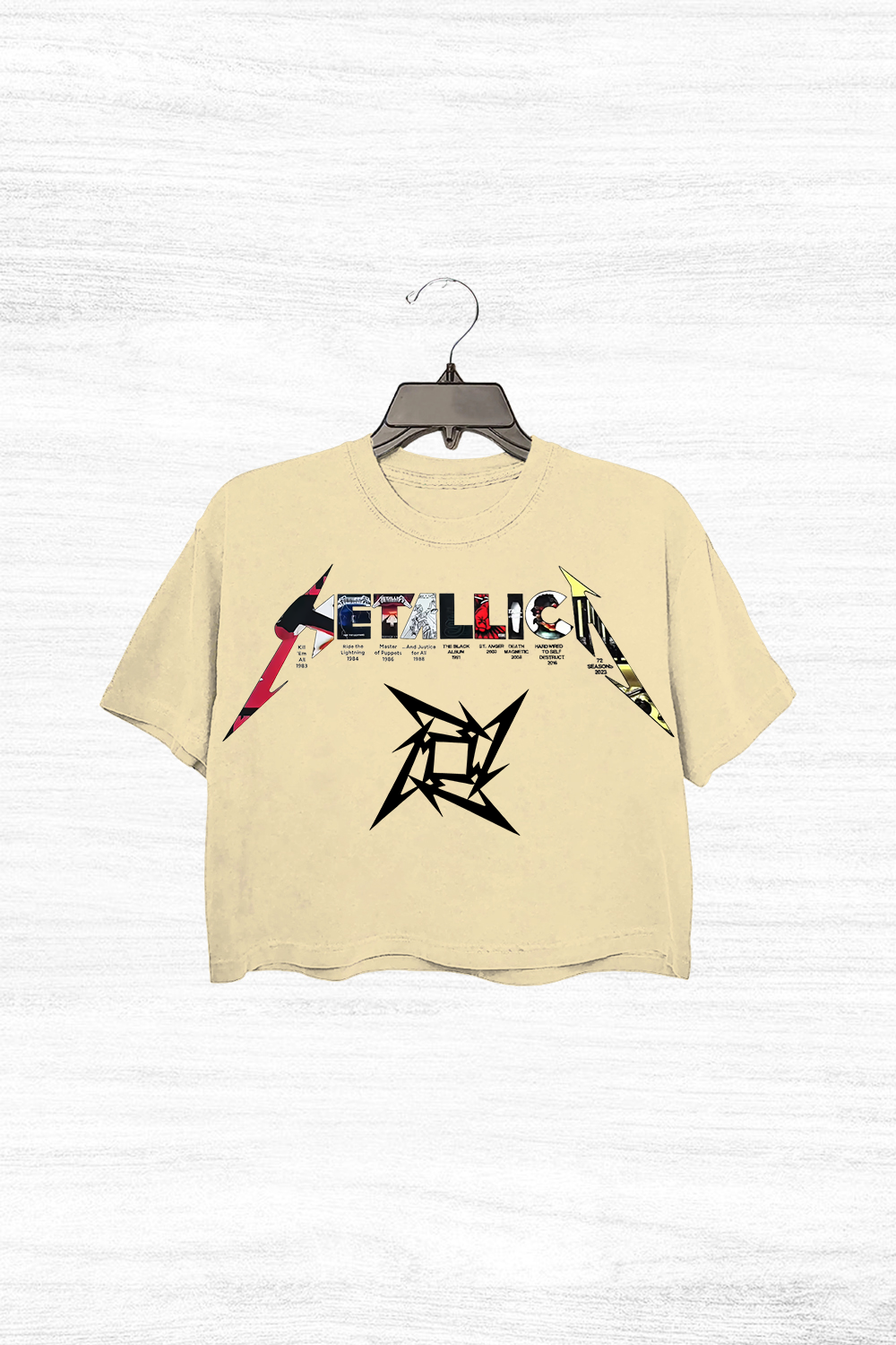 METALLICA-ALBUM  Women's Baby Tee