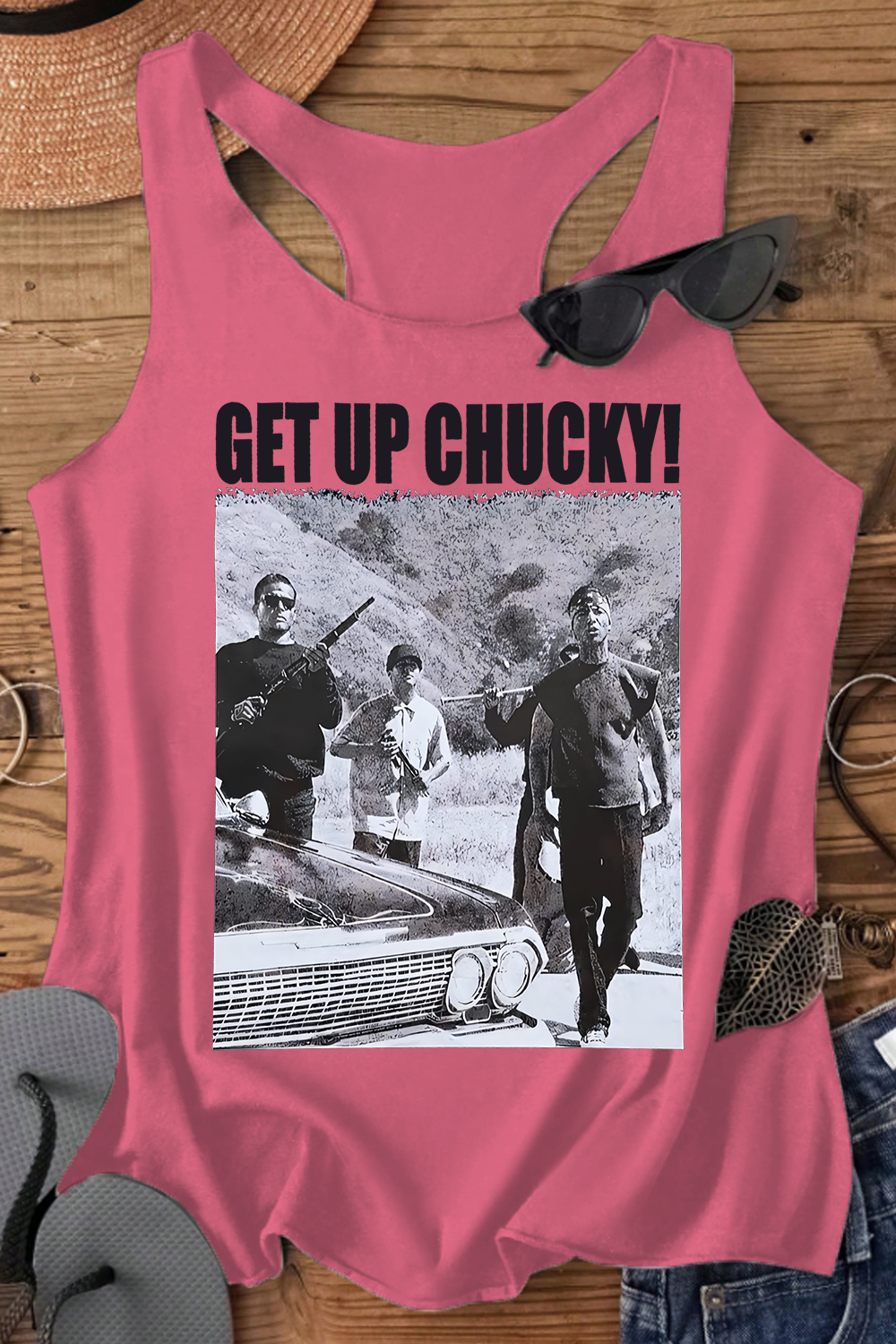 GET up, Chucky Racerback vest