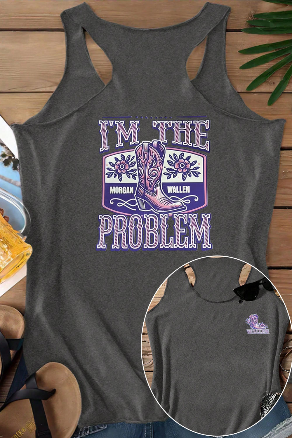 morganwallen music fansRacerback vest