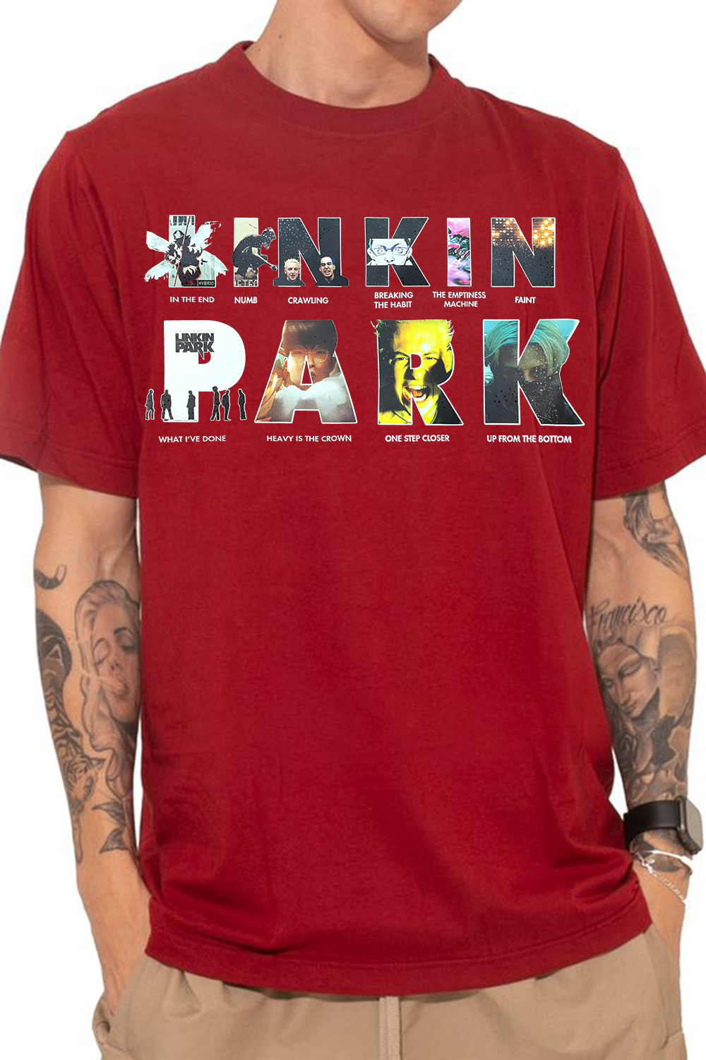 linkinpark tour album t-shirt