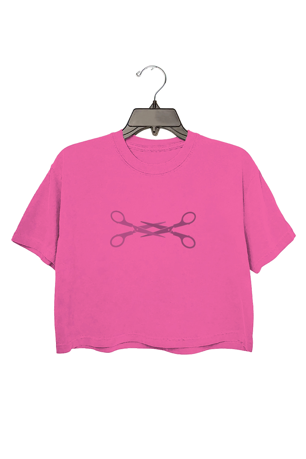 LGBTQ+ Lesbian Scissors Crop Top For Women