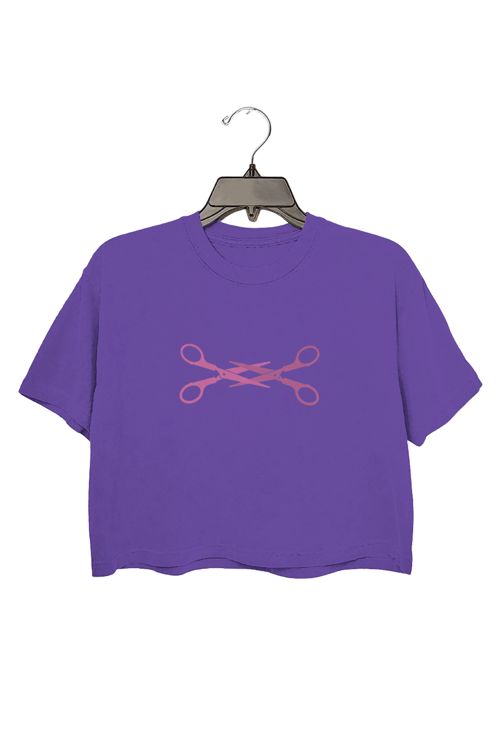 LGBTQ+ Lesbian Scissors Crop Top For Women