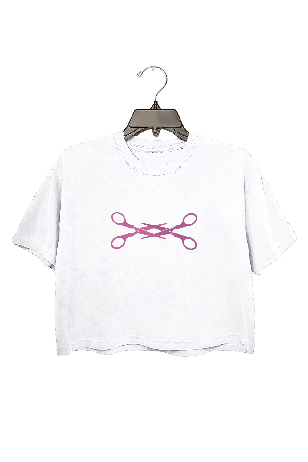 LGBTQ+ Lesbian Scissors Crop Top For Women