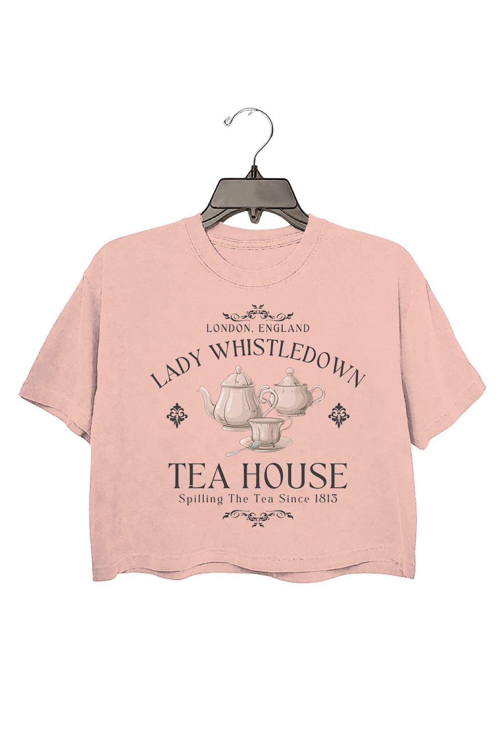 Lady Whistledown Tea House Bridgerton  Crop Top For Women