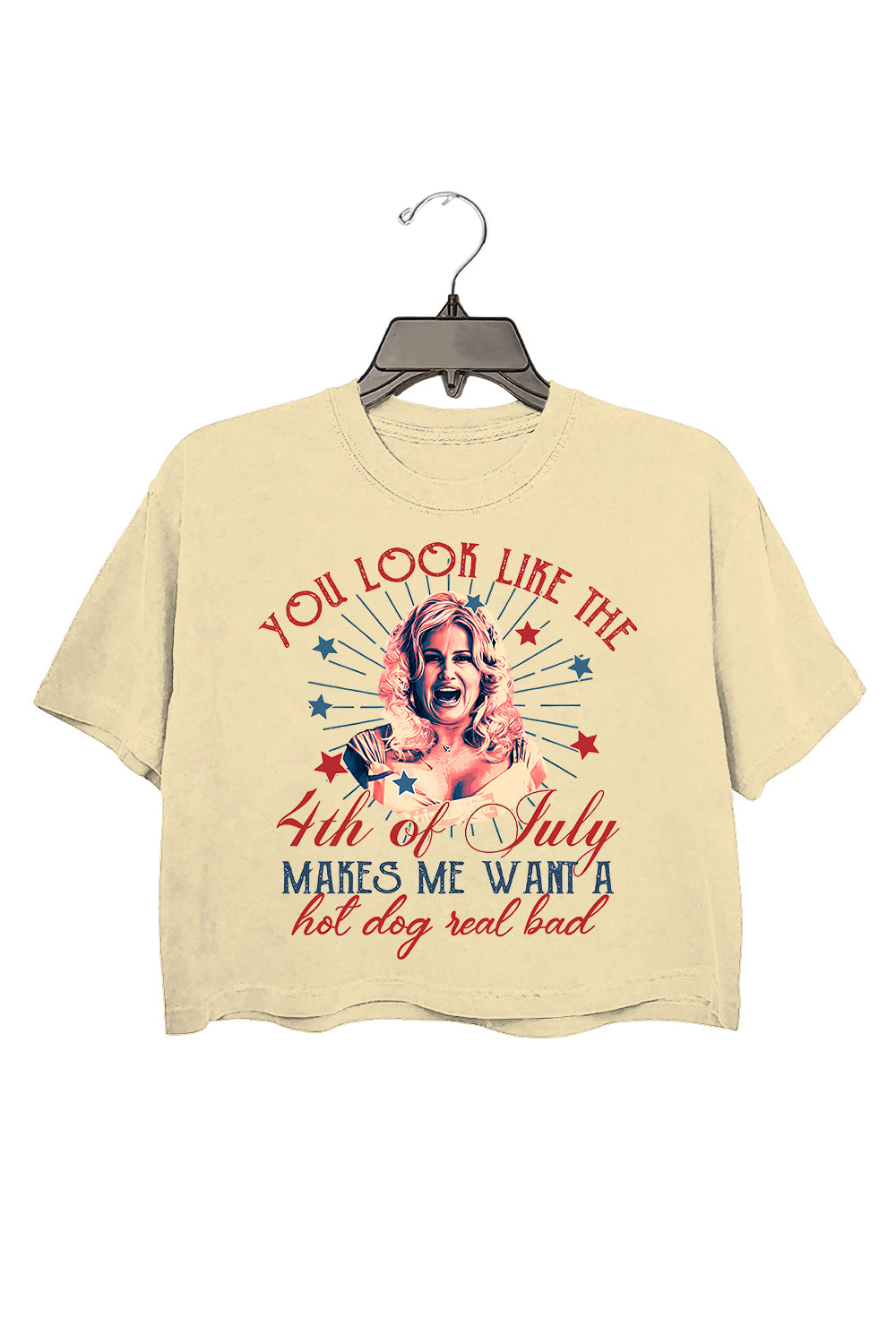 LEGALLYBLONDE 4TH OF JULY CROP TOP FOR WOMEN