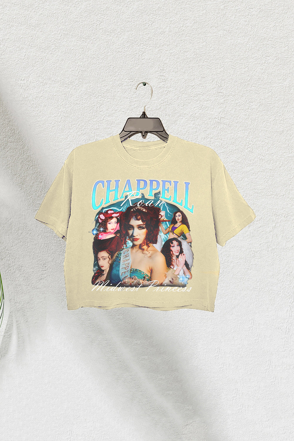 ChappellRoan Midwest Princess Retro 90s Crop Tee For Women