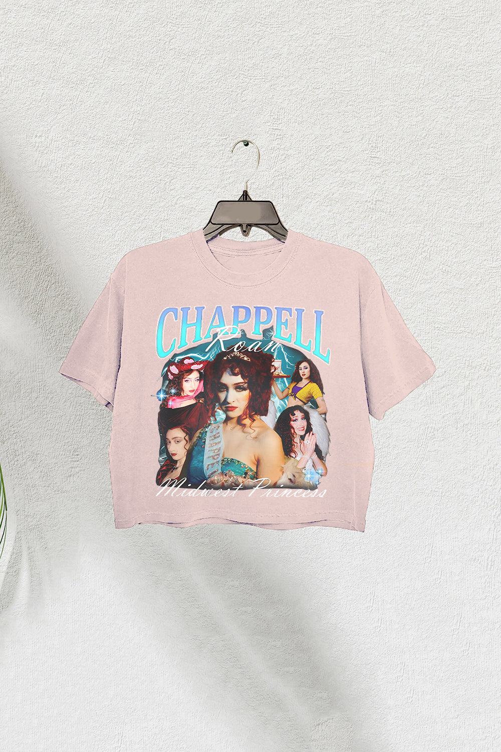 ChappellRoan Midwest Princess Retro 90s Crop Tee For Women