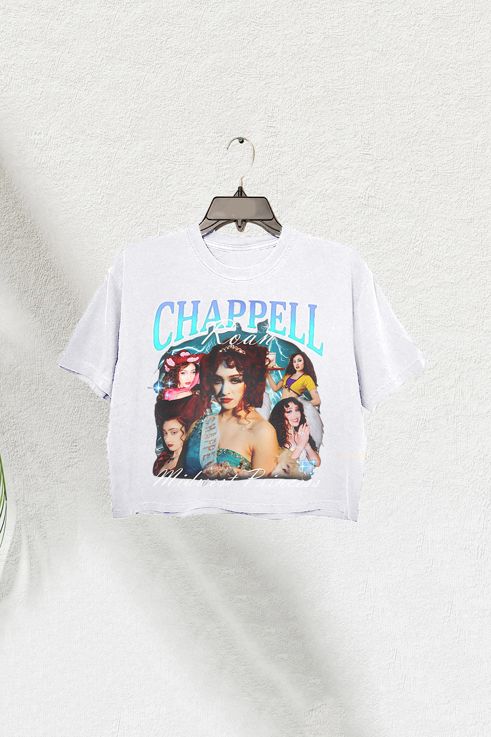 ChappellRoan Midwest Princess Retro 90s Crop Tee For Women