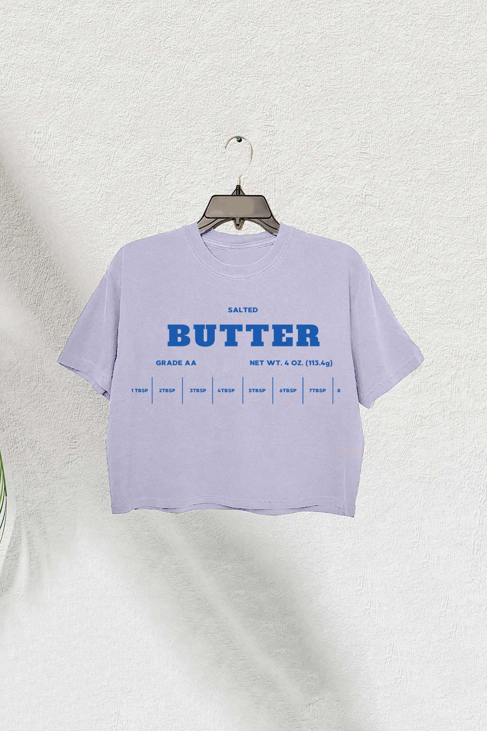 Salted Butter Funny Baking Crop Tee For Women