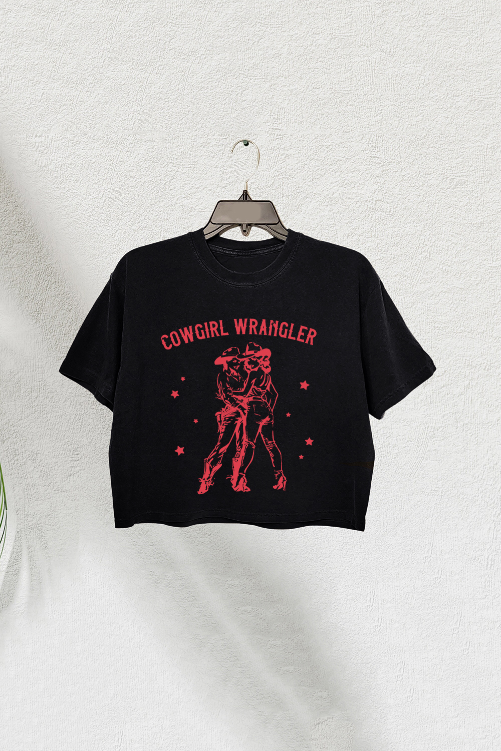 Lesbian Aesthetic Gay Cowgirl Crop Tee For Women