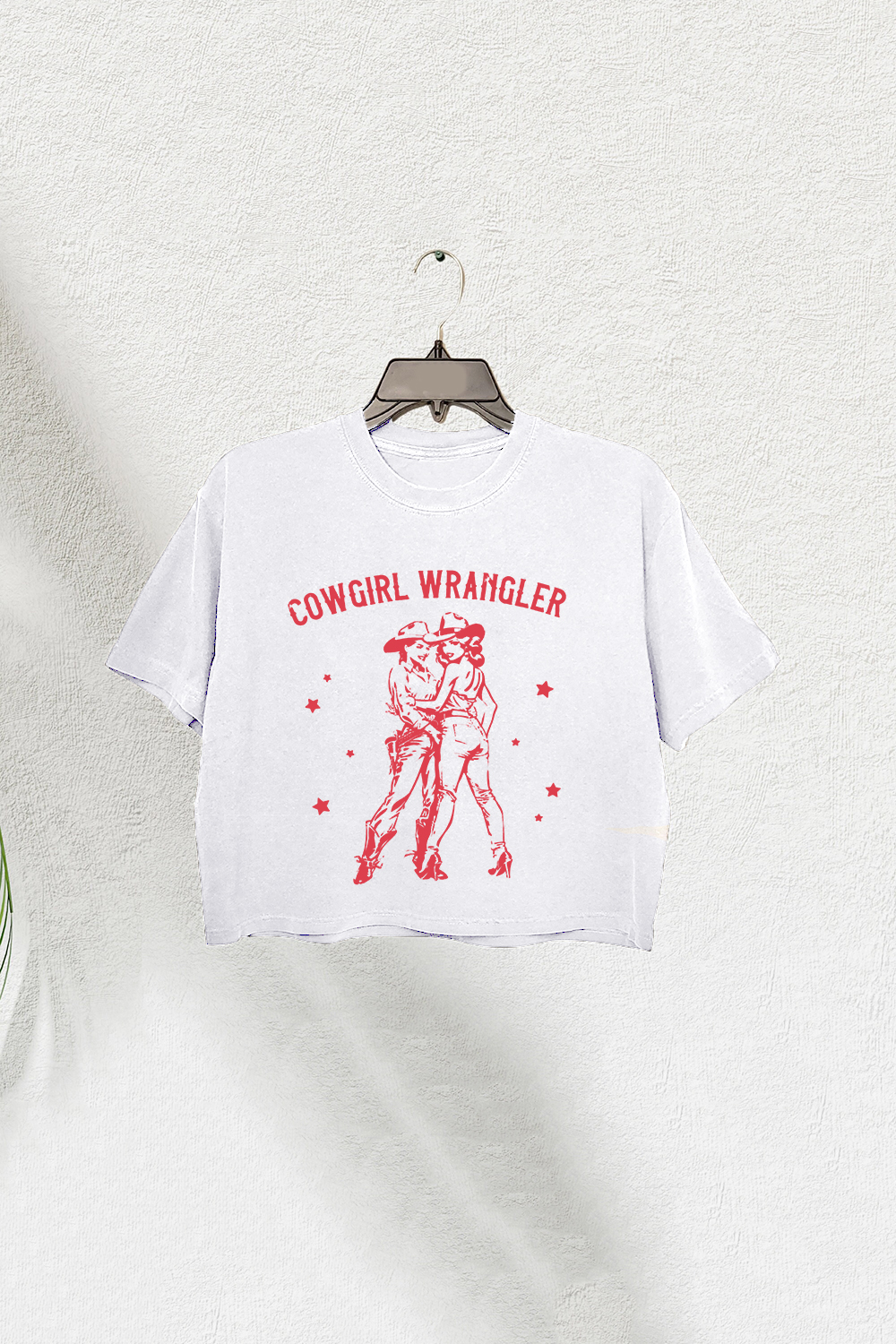 Lesbian Aesthetic Gay Cowgirl Crop Tee For Women
