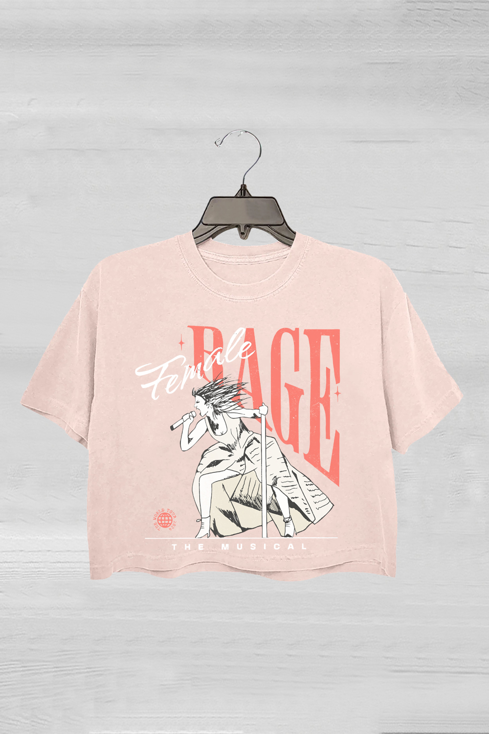 Female Rage The Musical Eras Concert Crop Tee For Women