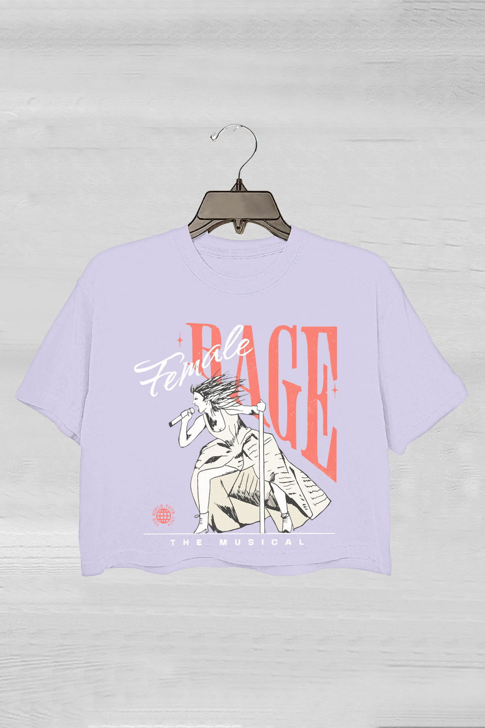 Female Rage The Musical Eras Concert Crop Tee For Women
