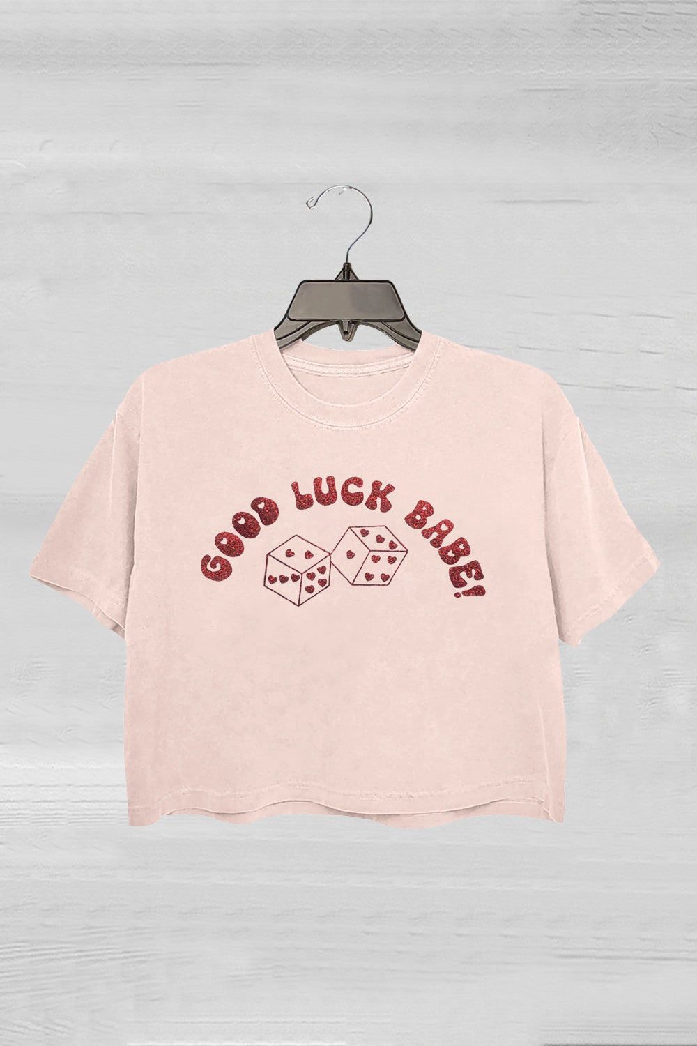 Chappell Roan Good Luck Babe Crop Tee For Women