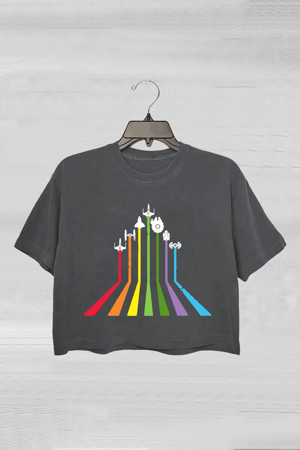 Rainbow LGBTQ Crop Tee For Women