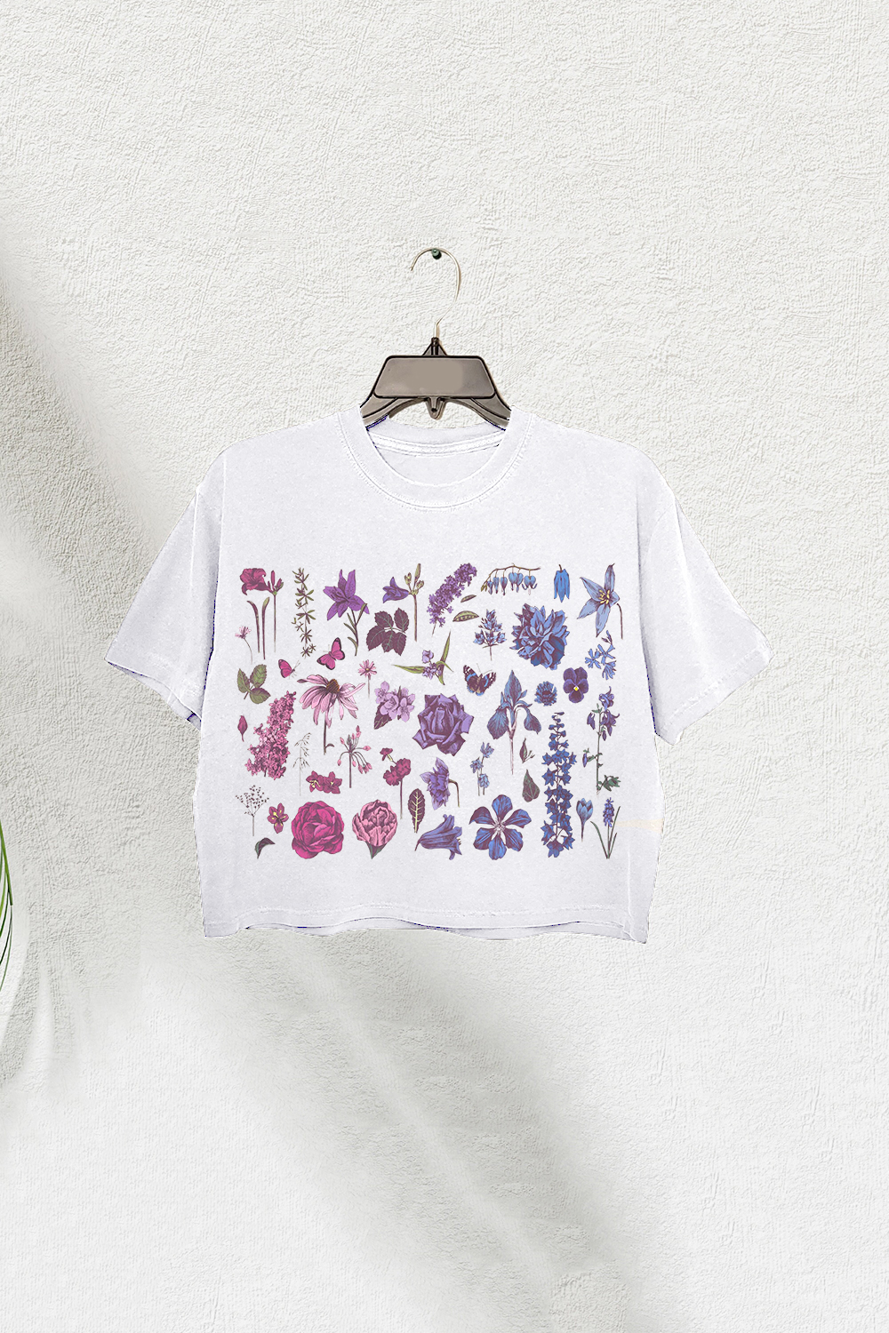 Subtle Bisexual Pride Crop Tee For Women