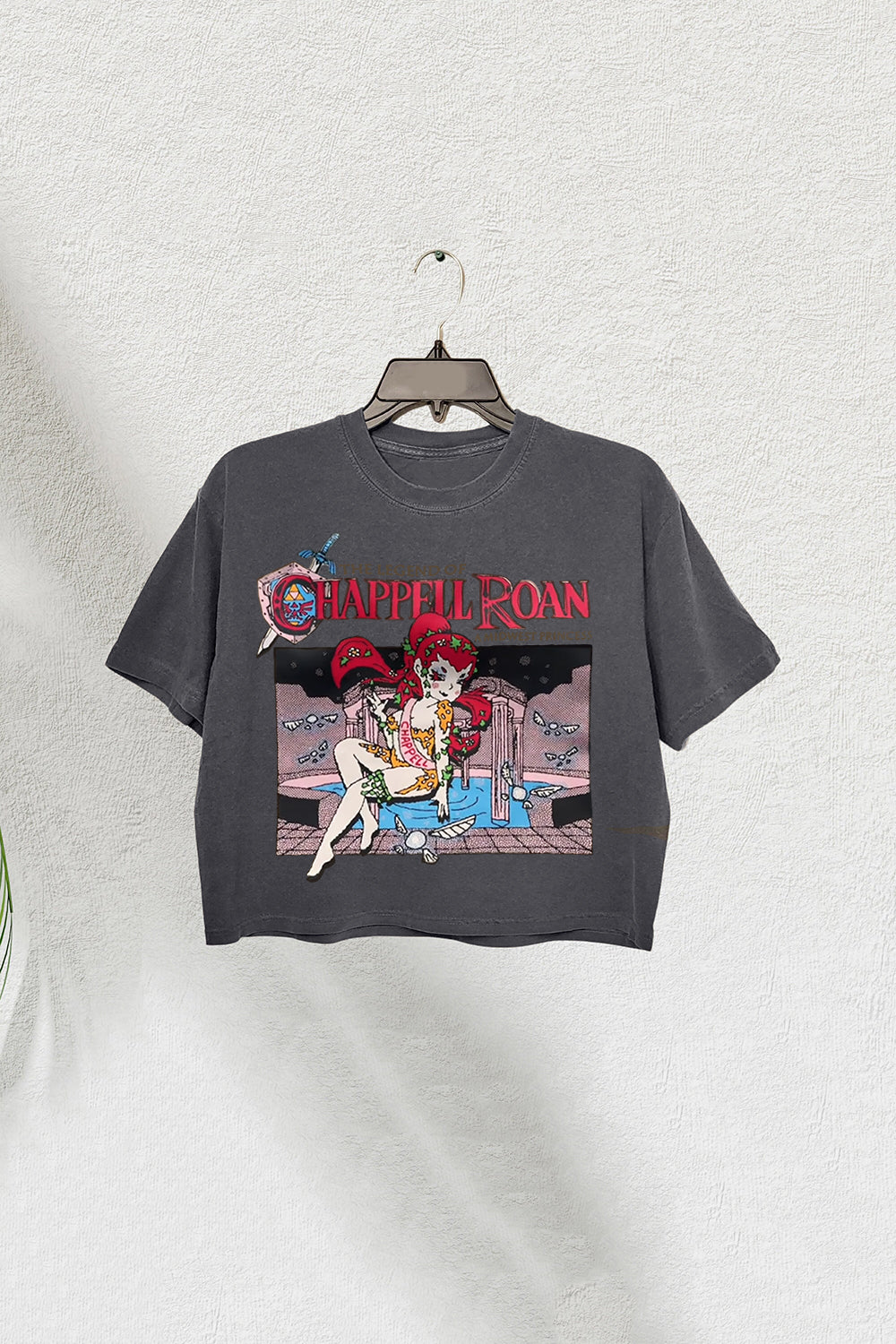 Chappell Roan Ocarina of Time Zelda Crop Tee For Women