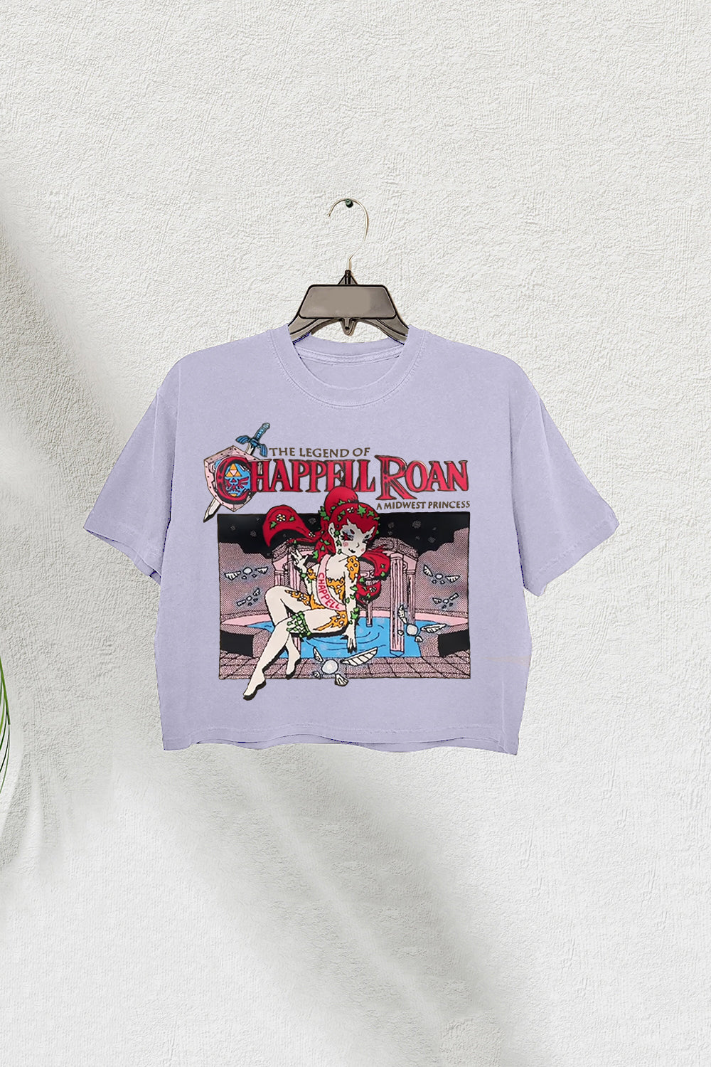 Chappell Roan Ocarina of Time Zelda Crop Tee For Women