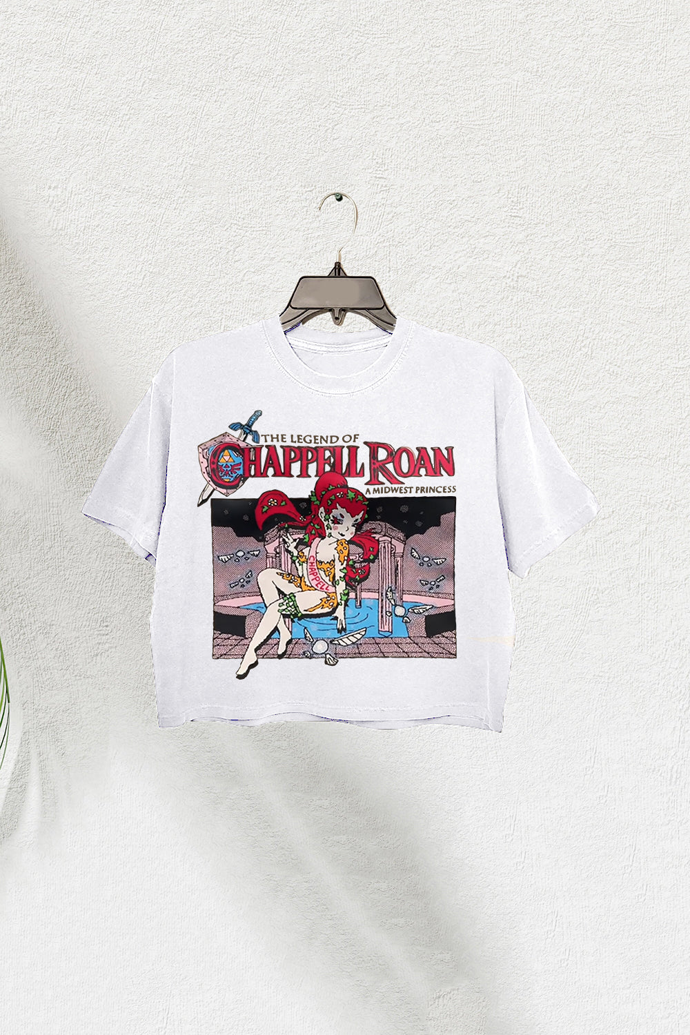 Chappell Roan Ocarina of Time Zelda Crop Tee For Women
