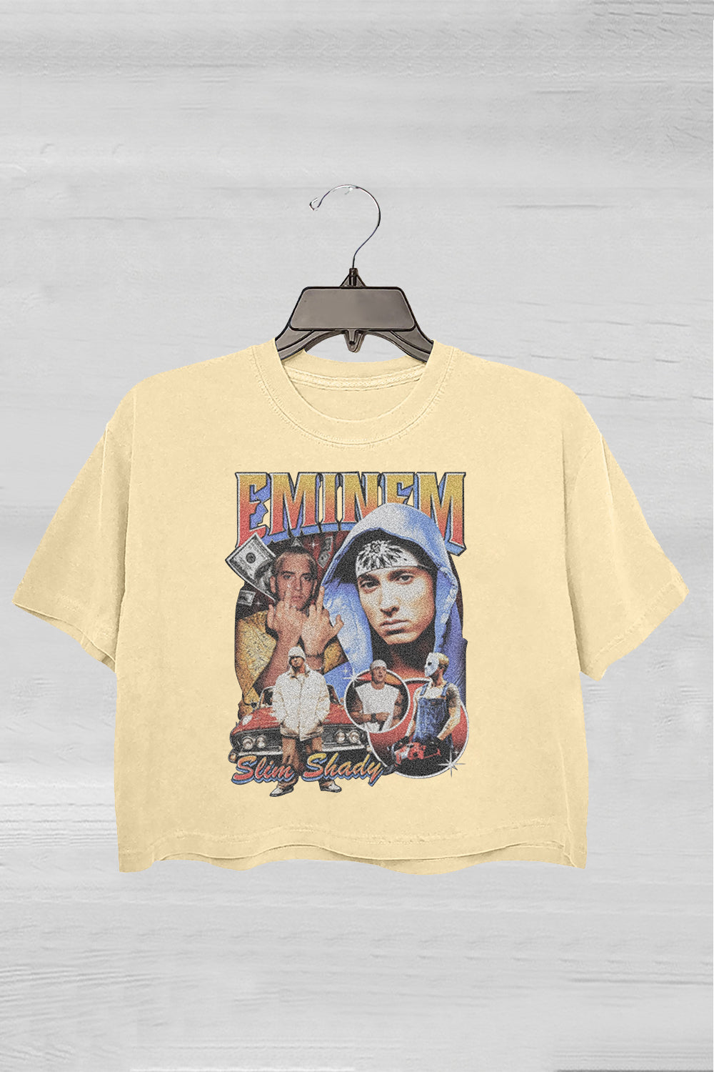 Limited Eminem Slim Shady Vintage Crop Tee For Women